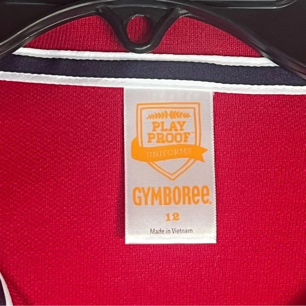 Gymboree Play Proof Uniform‎ Collared Pique Polo Shirt Red Size 12